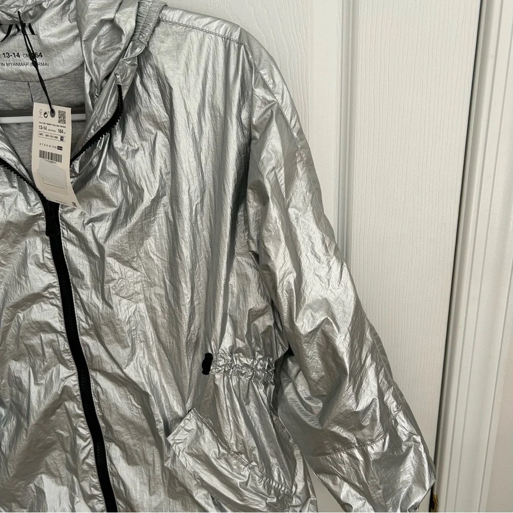 Zara Metallic Coat